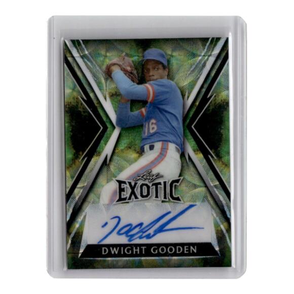 Dwight Gooden 2022 Leaf Exotic Autograph 1/5 Baseball Card BA-DG2 - Picture 1 of 2